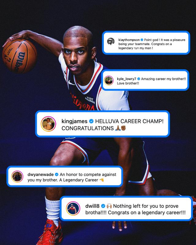 手机网游-众星齐贺保罗退役!詹姆斯:了不起的生涯,冠军!